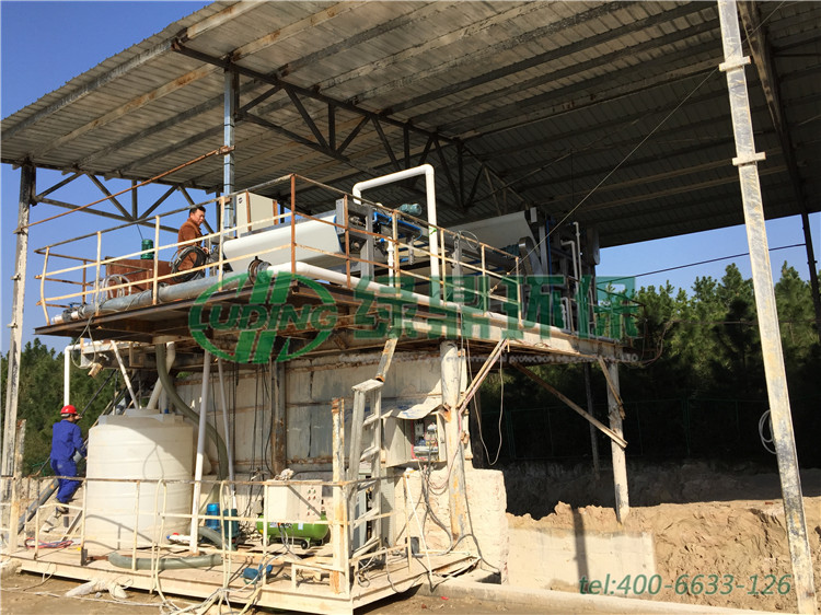帶式壓濾機(jī)處理湖南益陽礦山泥漿案例 5