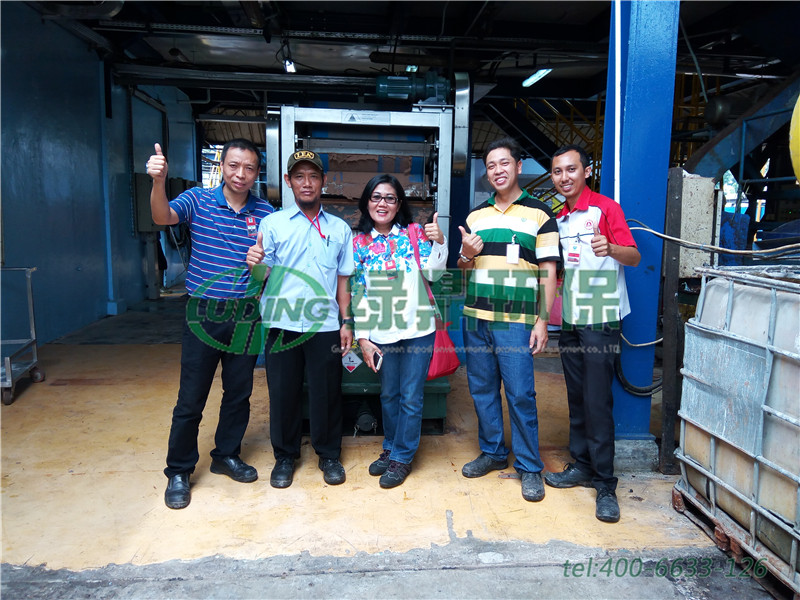 印度尼西亞帶式壓濾機使用案例 5